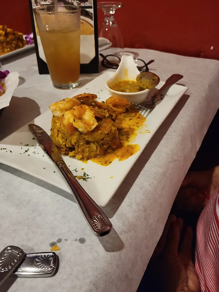 La Cabana Mofongo Seafood Mix